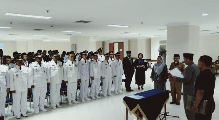 Ini 57 Pejabat Eselon III dan IV Pemko Pekanbaru Resmi Dilantik